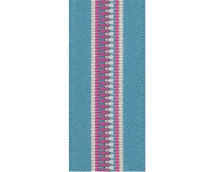 Plastic dense teeth and multicolor tape