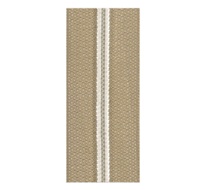 Nylon zipper with transparent teeth