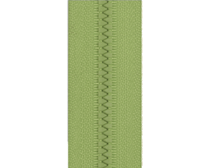 Plastic zipper triangular teeth