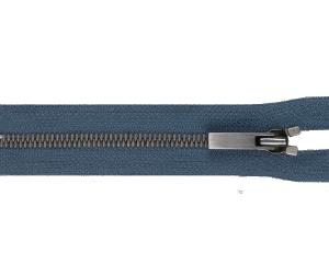 5# Metal zipper antique nickle (N/F) dense teeth open end / Auto lock slider